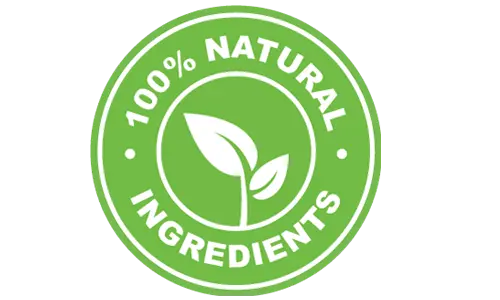 100% Natural badge
